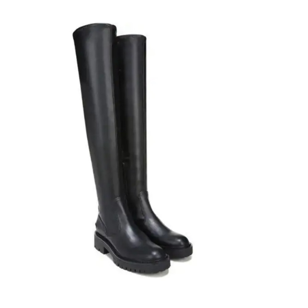 Franco Sarto Fera Faux Leather Over the Knee Boot Size 8W (Wide Calf) $170